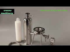 9.75 μήκος φυσίγγου βιομηχανικά φίλτρα αέρα φυσίγγου με 222 στοιχεία φίλτρου δακτυλίου O